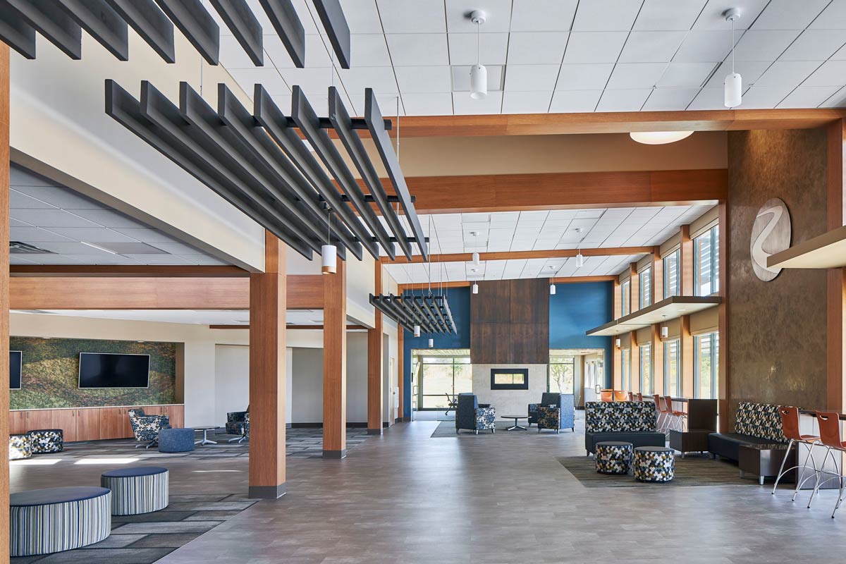 Modern church interior