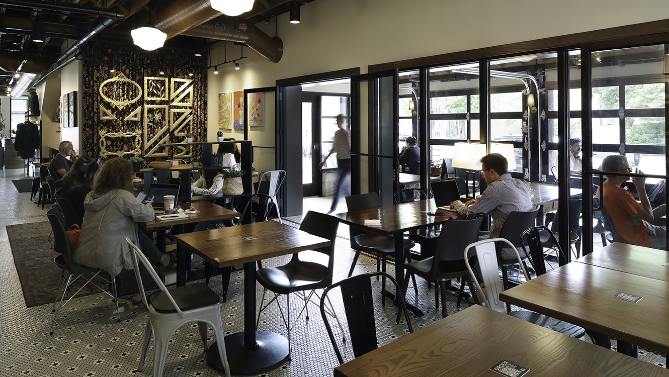 Slider-Seating with Garage Doors