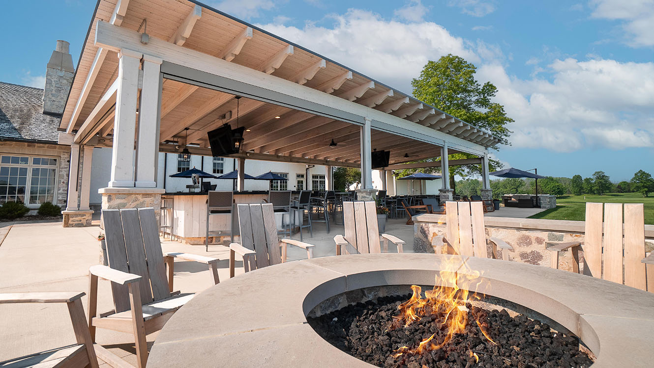 Slider Hidden Glen Fire Pit Close Up