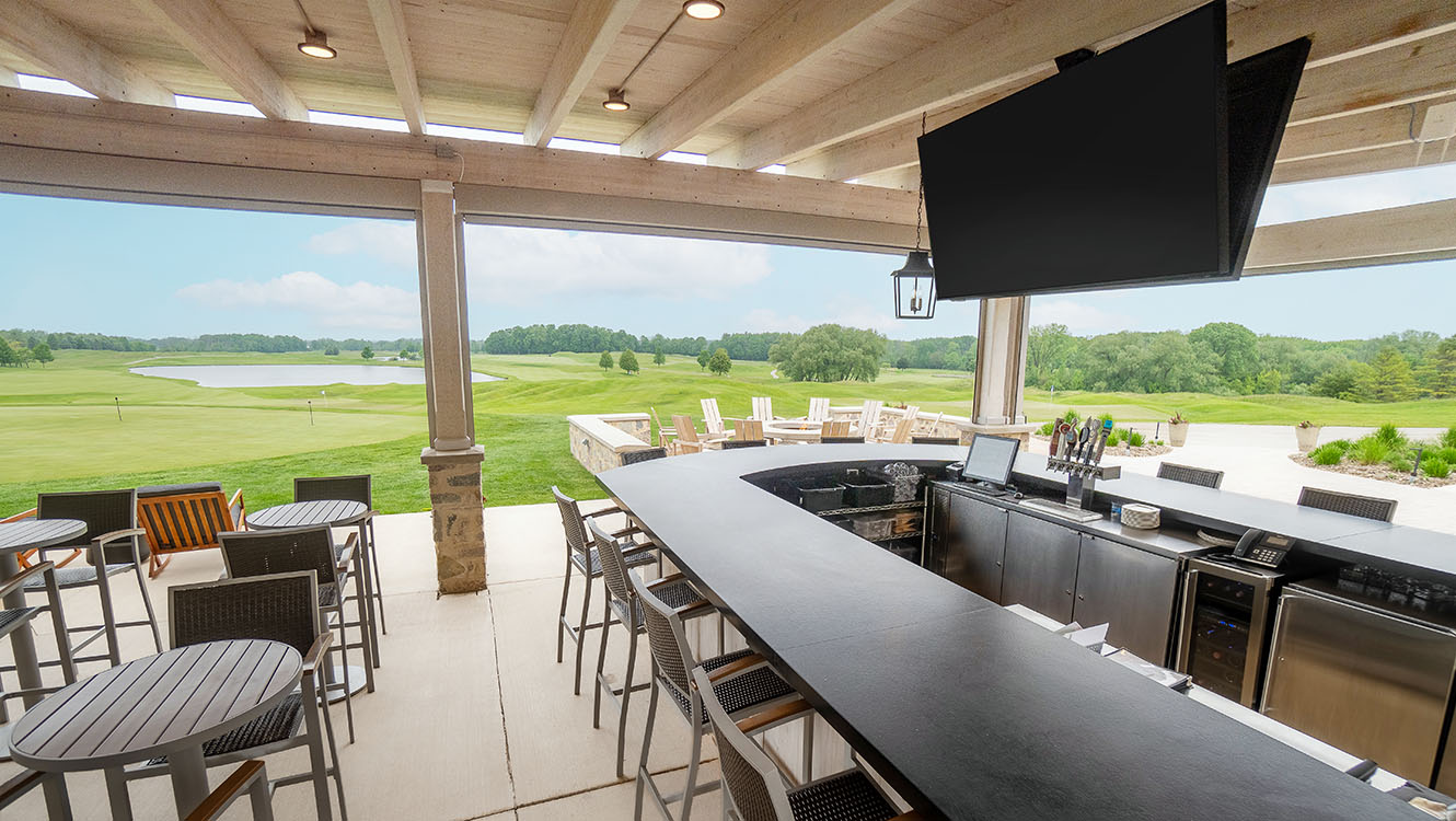 Slider Hidden Glen Outdoor Bar