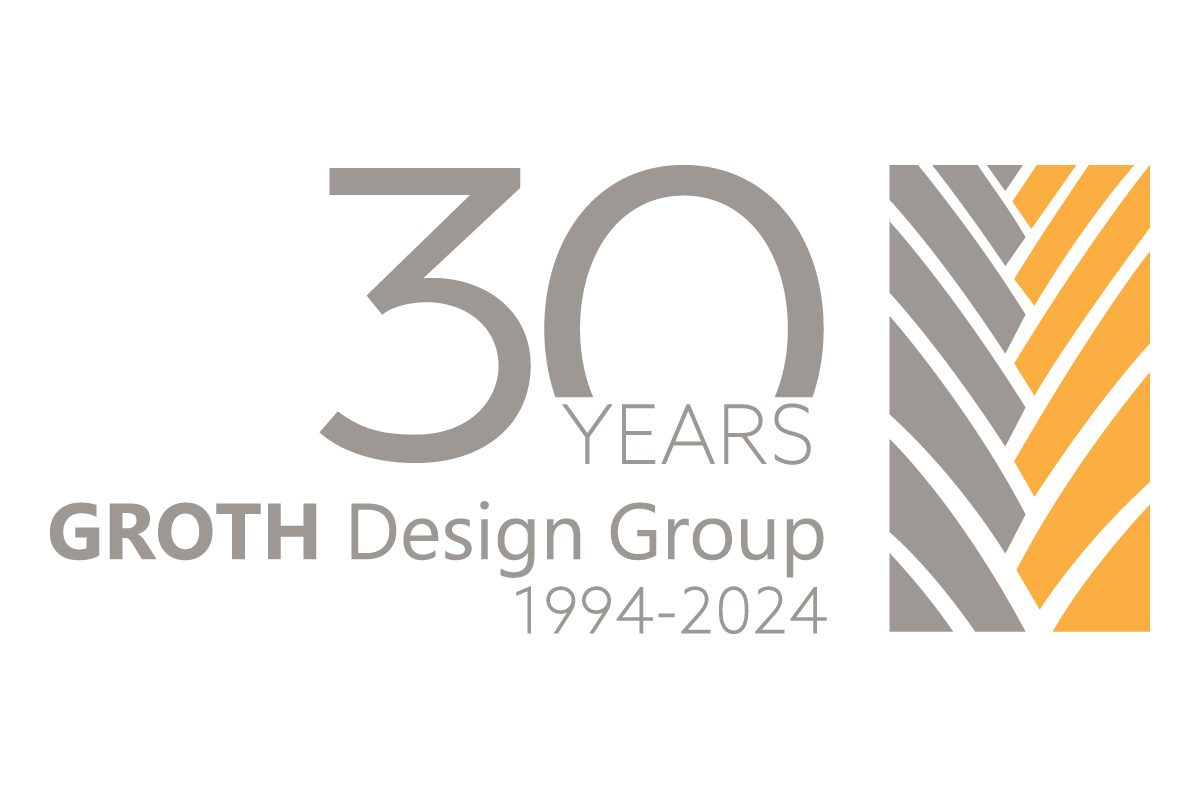 GROTH Design Group 30 Year Logo- FINAL OUTLINES website 1200x800